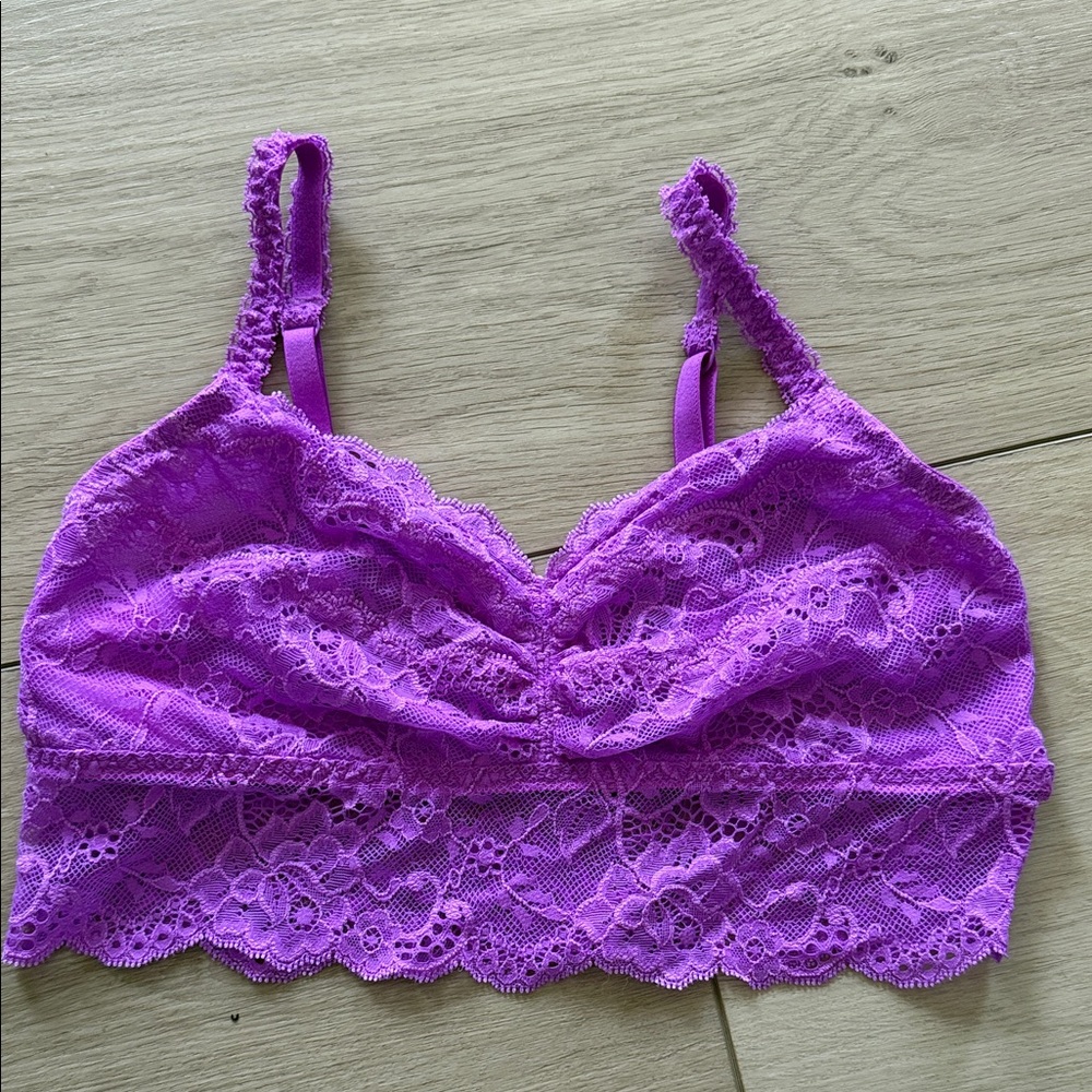PINK Victoria's Secret Purple Lace Bralette